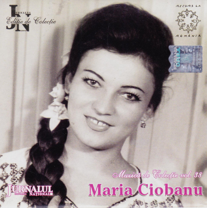 CD Populara: Maria Ciobanu - Muzica de colectie ( Jurnalul National vol.38 )