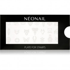 NEONAIL Stamping Plate șabloane pentru unghii tip 02 1 buc