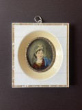 Cumpara ieftin Raritate !!! Pictura de secol 19 incadrata intr-o rama din FILDES (1), Portrete, Ulei, Realism