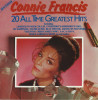 Vinil Connie Francis &ndash; 20 All Time Greatest Hits (VG+), Pop
