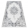 Covor ALLURE 1961 Ornament, cadru - Structural, elegant, glamour alb / gri, 80x150 cm