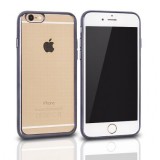 Husa Silicon Clear iPhone 7 (4,7) Negru