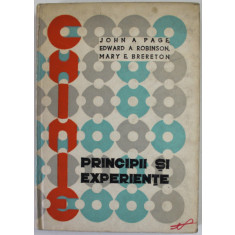 CHIMIE , PRINCIPII SI EXPERIENTE de JOHN A . PAGE ...MARY E . BRERETON , 1973