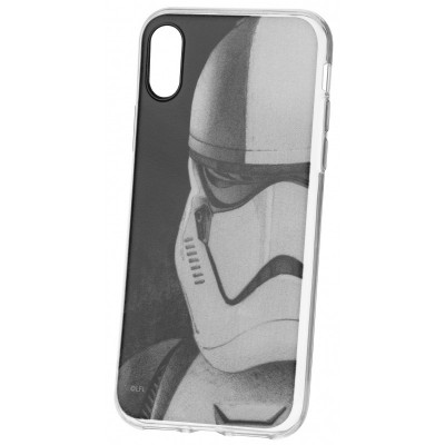 Husa TPU Disney Star Wars Stormtroopers (001) pentru Apple iPhone X, Neagra SWPCSTOR045 foto