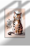 Unframed Cat Quote Canvas Poster in Romanian - Digital Print - Totul Apartine Pisicii | A4 (21 x 29.7 cm)