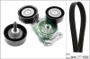 INA 529 0376 10 Set curea transmisie cu caneluri