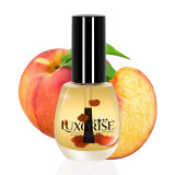 Cumpara ieftin Ulei Cuticule cu Pensula Peach - LUXORISE, 15 ml