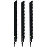Wilpu HGS 74 - Set panze fierastrau pendular tija cu un prag de prindere (T) 250 mm lemn taiere dreapta fina 3 bucati