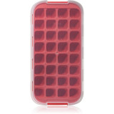 L&eacute;ku&eacute; Industrial Ice Cube Tray with Lid formă din silicon pentru gheață culoare Red 1 buc