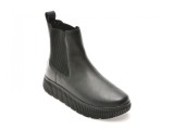 Ghete GEOX negre, D46XFB, din piele naturala