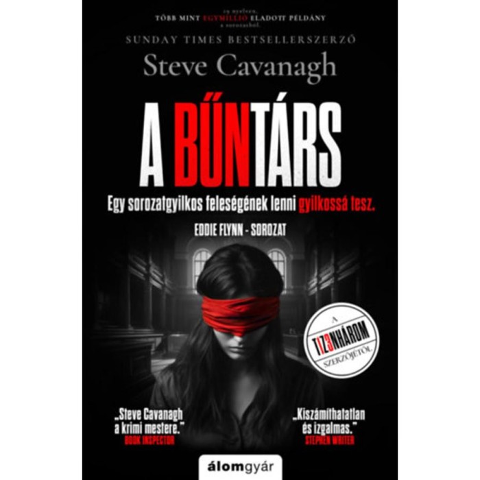 A bűnt&aacute;rs - Steve Cavanagh
