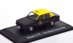 Macheta RENAULT 12 TL TAXI BUENOS AIRES 1994 - Ixo, scara 1/43, noua. foto