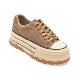 Pantofi sport GRYXX gri, 1291, din piele intoarsa