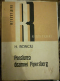 Pensiunea doamnei Pipersberg, H. Bonciu, Cluj, 1984 CMSS