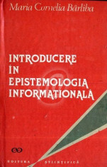 Introducere in epistemologia informationala foto