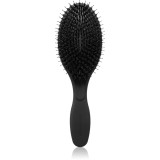 Olivia Garden Expert Care Boar &amp; Nylon Bristles Black perie ovală pentru păr 1 buc