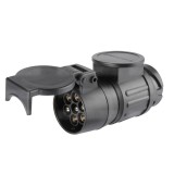 Adaptor lung priza 13 poli la 7 poli - Herth+Buss (12V, ISO 11446 1724)