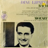 Vinil LP Dinu Lipatti , Bach, Mozart &ndash; Johann Sebastian Bach, Wolfgang Amadeus Mozart, Dinu Lipatti - Works Of Bach And Mozart (EX)