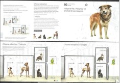 CANADA 2013 FAUNA ANIMALE DE COMPANIE CAINI PISICI PAPAGALI IN CARNET foto
