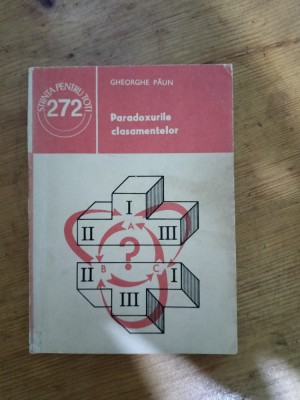 Paradoxurile clasamentelor-Gheorghe Paun foto