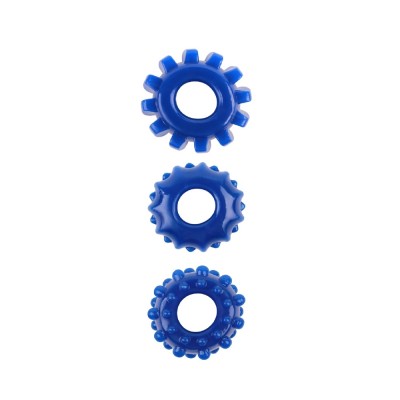 Set inele penis Rosy Gear Up Blue foto