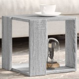 VidaXL Măsuță de cafea, gri sonoma, 32x32x30 cm, lemn prelucrat