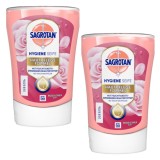 Set 2 Rezerve sapun lichid antibacterian Sagrotan No Touch cu Trandafir pentru dispenserul automat cu senzor, 250 ml - compatibil cu DETTOL