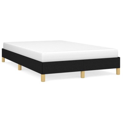 vidaXL Cadru de pat fără saltea Negru 120x190 cm țesătură 3269614 foto