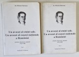 UN AVOCAT AL ETNIEI SALE , UN AVOCAT AL CAUZEI NATIONALE A ROMANIEI , ARTICOLE , DISCURSURI , MEMORII (1921 - 1948) , VOL. I - II de WILHELM FILDERMAN