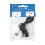 Cumpara ieftin Aproape nou: Casca cu microfon PNI HF31 cu 2 pini tip PNI-M pentru statii radio CB