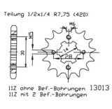 Pinion Fata 16 Dinti Pas 420 Kawasaki 80 AE Germany (81-82) 80cc Honda 50 ST L Dax 90, 75 NSR N (NS1) 92-, 100 MAX Greece