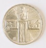 ELVETIA 5 FRANCI 1963 CRUCEA ROSIE ARGINT COMEMORATIVA AUNC UNC ( CITITI DESCRIEREA ), Europa