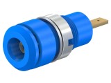 Soclu Banană 2mm 10A Albastru pentru Panou