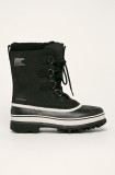 Sorel cizme de iarnă CARIBOU bărbați, culoarea negru, izolat 1002871016