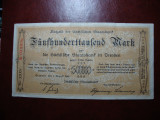 GERMANIA DRESDA 500.000 MARK 1922