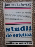 STUDII DE ESTETICA de JAN MUKAROVSKY, 1974