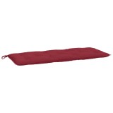 Cumpara ieftin Perna banca de gradina, rosu vin, 120x50x7 cm, textil oxford