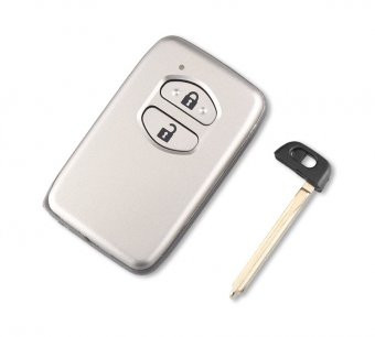 Carcasa cheie Topautochei&amp;reg; pentru Toyota RAV4 Aurion Avalon Landcruiser Camry Highlander 2 butoane foto