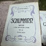 Schumann, Sonate, OP 22, piano solo partitura