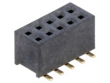 &#039;5 Pos. Female DIL Vertical SMT Connector&#039;