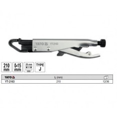 CLESTE AUTOBLOCANT TINICHIGERIE TIP &quot;J&quot; 0-15 MM, YT-2163