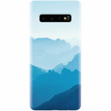 Husa silicon pentru Samsung Galaxy S10, Blue Mountain Crests