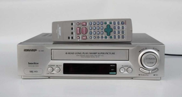 Video recorder nou Sharp VHS