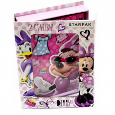 Jurnal Minnie Friends are Always in Fashion SunCity, 17 x 13 x 3 cm, roz foto