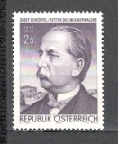 Austria.1970 60 ani moarte J.Schiffel-salvatorul padurii Viena MA.778