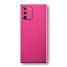 Set Doua Folii Skin Acoperire 360 Compatibile cu Samsung Galaxy S10 Lite - Wrap Skin Hot Glossy Pink