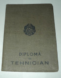 Diploma de tehnician, 1953, Scoala medie tehnica de comert Valenii de Munte