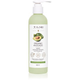 T-LAB Organics Organic Avocado Intense Repair Mask Mască regeneratoare și pentru re&icirc;nnoire pentru par deteriorat 250 ml