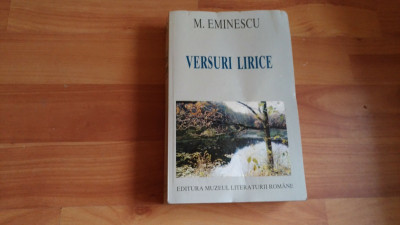 VERSURI LIRICE - MIHAI EMINESCU foto