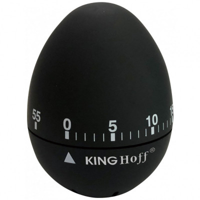 Cronometru de bucătărie Kinghoff KH 1620, 60x75mm, Oțel, Corp din cauciuc, Negru foto